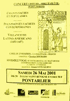 Affiche saison 2001